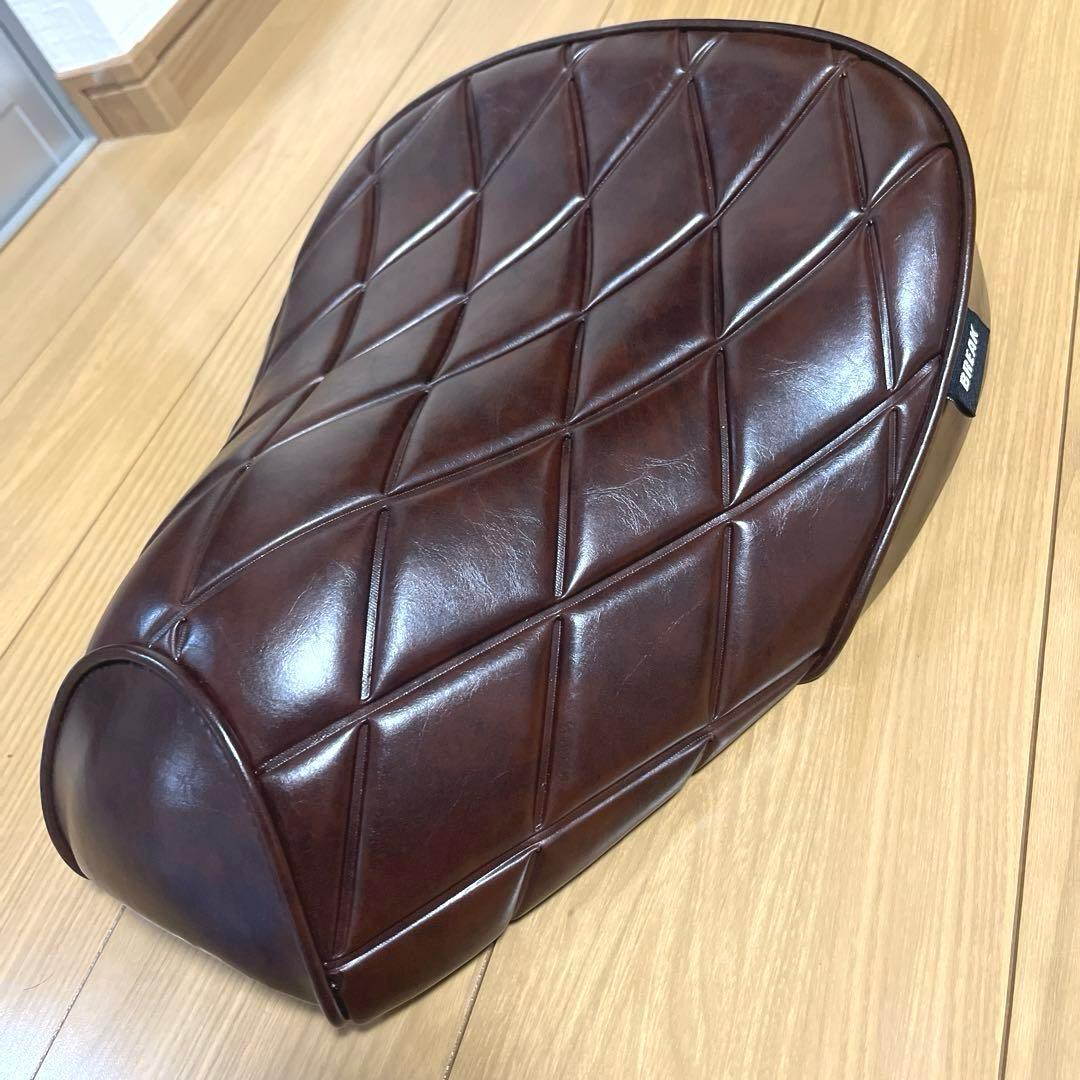 ハンターカブ125 シングルシートブラウン ダイヤモンドシート