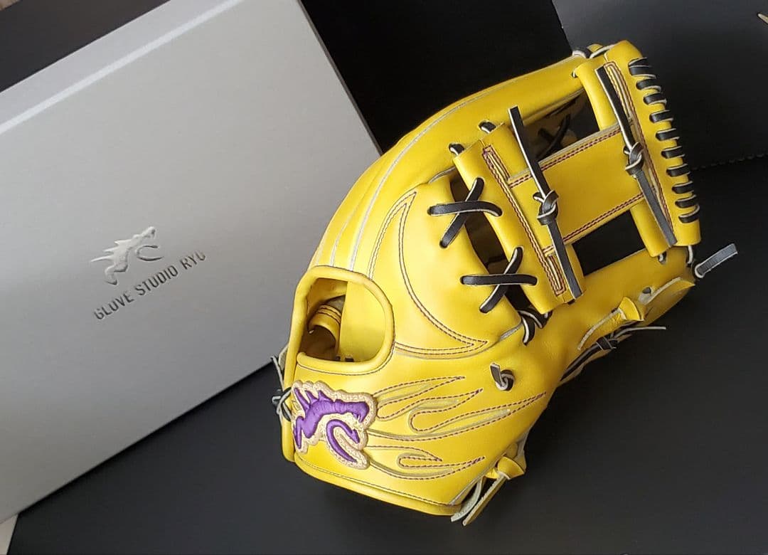 RYUオーダー不可プレミアムモデル☆硬式内野手TIG型☆新品型付け済