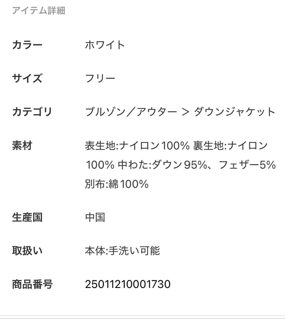 新品‼️Spick and span 別注TAION ダウン