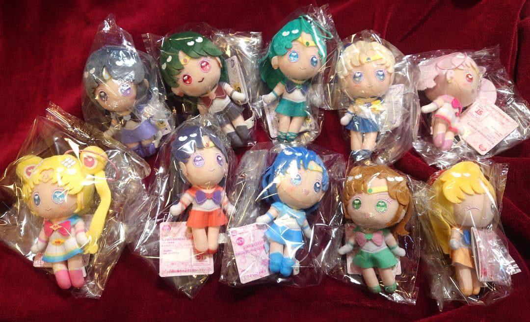 新品☆　セーラームーン　ゆめちっく☆どーる　ぬいぐるみ　全種　コンプ　プライズ