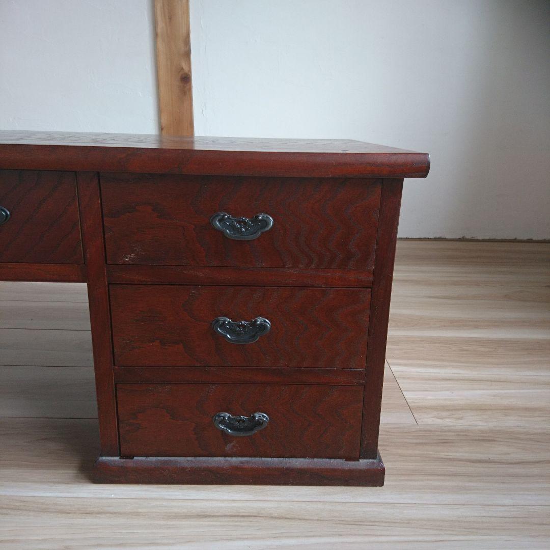 【美品】骨董品 収納机 ローテーブル 座卓