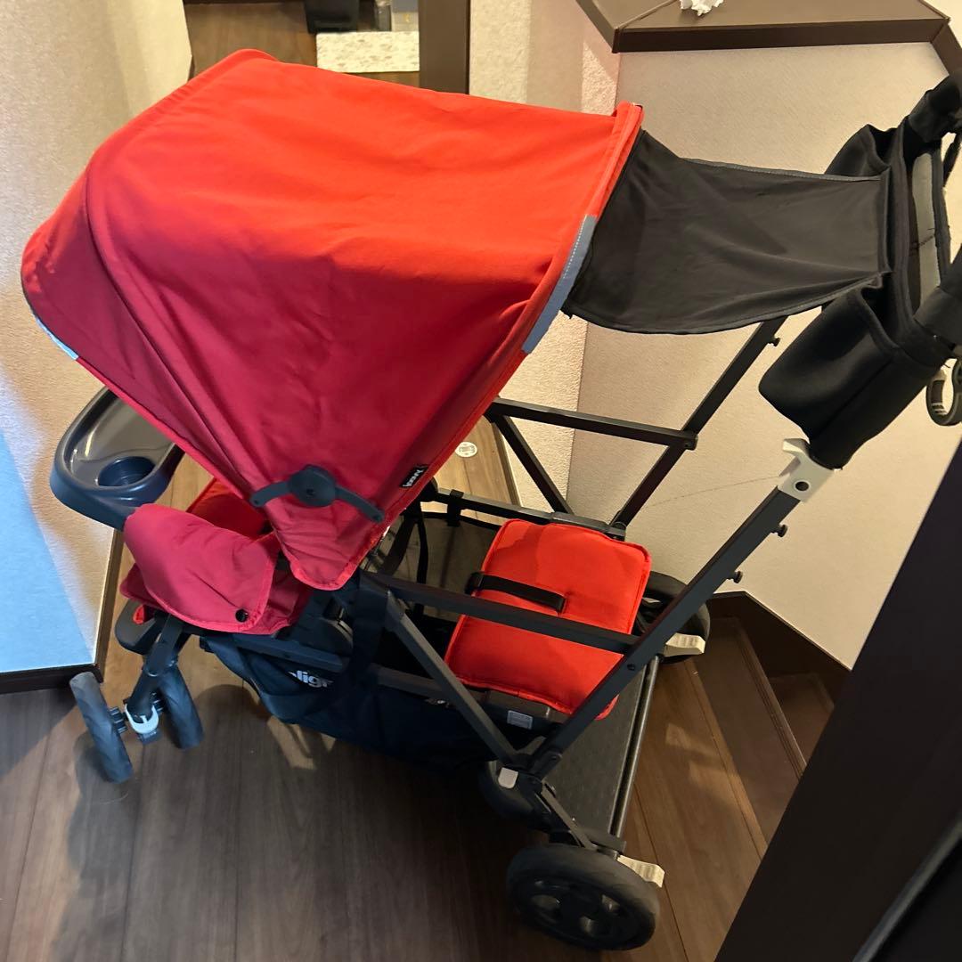 Joovy ジュービーカブース　二人乗り　ウルトラライト グラファイト