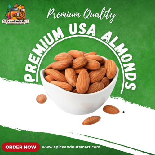 Premium USA Almonds – High Quality & Fresh (یو ایس اے بادام)